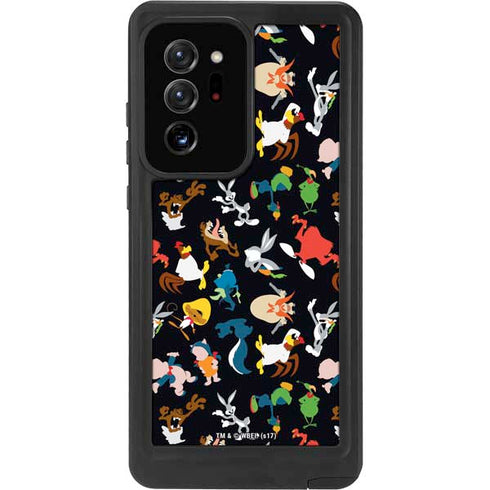 Looney Tunes Identity Pattern Galaxy Note20 Ultra 5G Waterproof Case